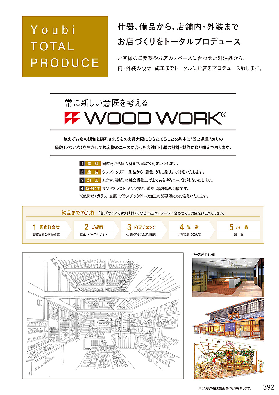 和食器カタログ P.392-什器・備品/什器・備品