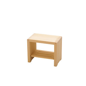 ヒバ・箱型風呂椅子 小(W58141)