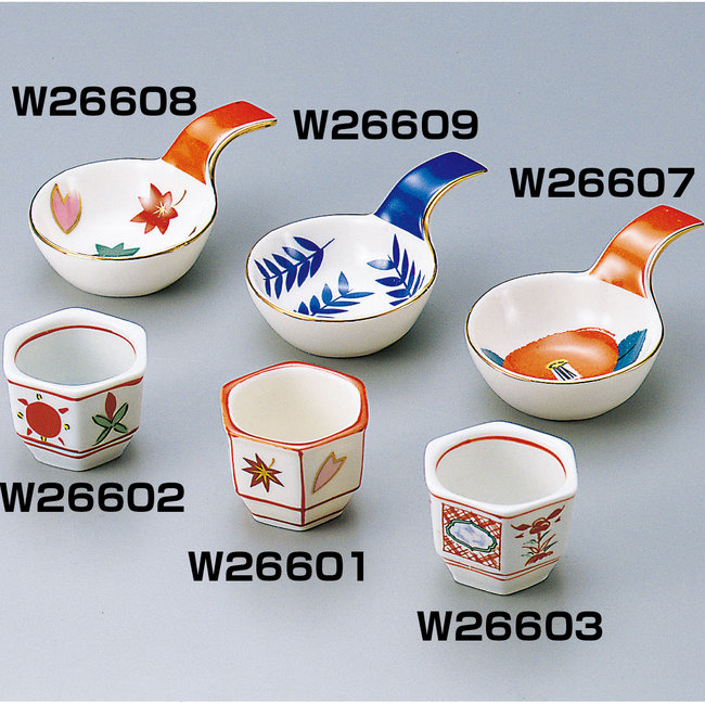 陶器 ミニレンゲ珍味入 椿(W26607)