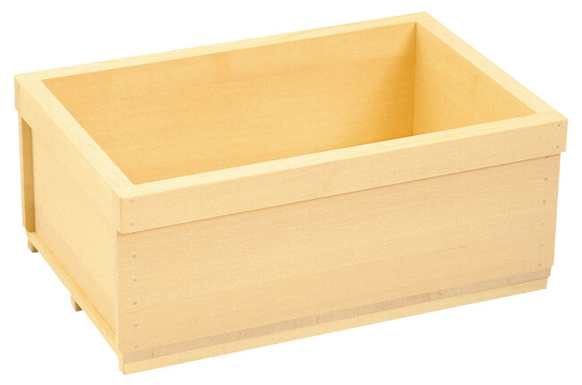 木風呂 角型浴槽框付 (S-1800) 木曽檜【受注生産品】(W51612)