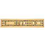 白木 メニュー額 27枚文字入(W46101)