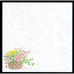4寸花摘み篭耐油天紙 4寸(100枚入) 陽春(W65551)