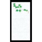 四季 包み焼き紙(100枚入) 青もみじ(W65810)