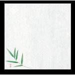 4寸御所の花 耐油天紙(100枚入) 笹(W65824)