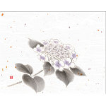 4x5寸花風情 (100枚入) 紫陽花(W65970)
