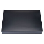紙弁当箱 外箱(50個入)(K-BOX90-60BK) 黒(W08883)