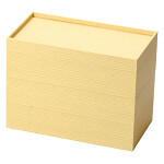 紙製長角重 木目 3段(W22665)