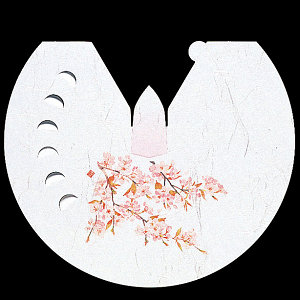雲竜和紙花えぼし 桜 100枚 (W64573)
