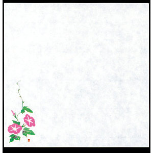 四季耐油天紙(小)(100枚入) 朝顔(W64917)