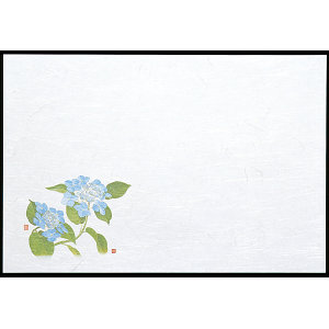 尺3雲竜和紙懐石まっと 枯淡 (100枚入) 紫陽花(W65042)