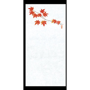 四季 包み焼き紙 赤もみじ 100枚 (W65813)