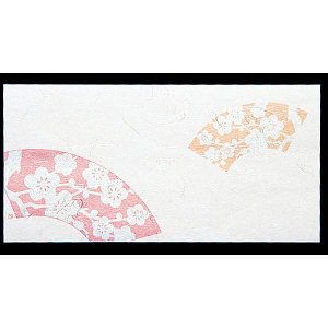 雲竜和紙 薄色四季紙 梅 100枚 (W65864)