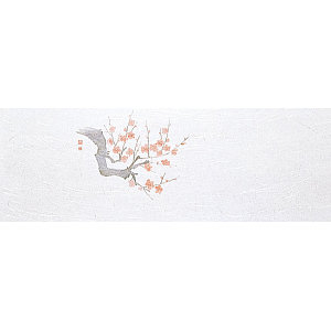 雲竜和紙 花宴おしながき 梅 100枚 (W68301)