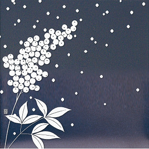 白風景クリアシート(200枚入) なんてん(W66744)