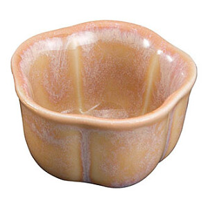 陶器・うす紅 うめ・珍味入(W08835)