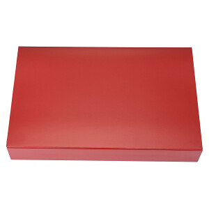 紙弁当箱 外箱(50個入)(K-BOX90-60BK) 朱(W08884)