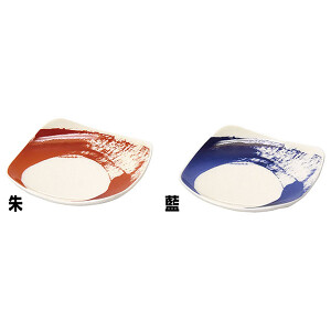 刷毛目角小皿