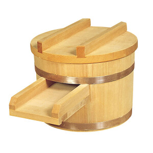 木製 吐水口 丸桶型【受注生産品】(W51626)