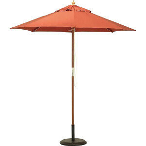 イベント用パラソル 朱色 朱色(W54170)