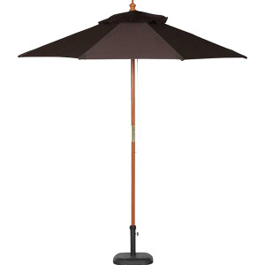 イベント用パラソル 茶 茶(W54172)