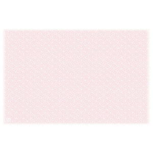 尺3奉書和紙懐石まっと 彩り小紋 (100枚入) 桃色(W66774)
