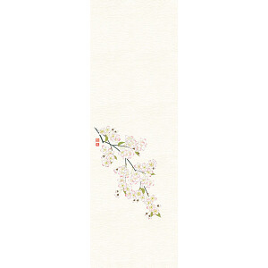 おもてな紙お膳掛紙 (100枚入) 桜（3月～4月）(W66809)