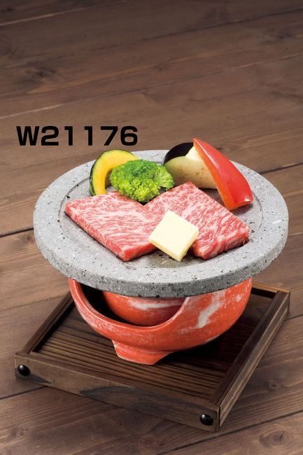 遠赤・石焼きプレート(丸) (W21176)