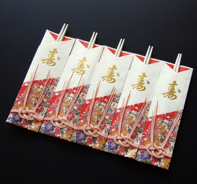 お祝い箸(5膳入) 友禅(W26024)