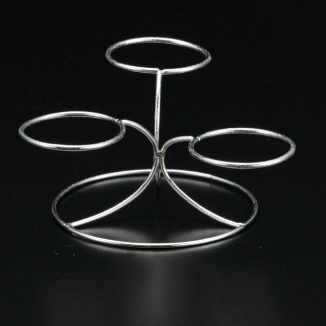 和食器の和心: 小付三種リングベース (W29000) - 金彩皿・銀彩皿