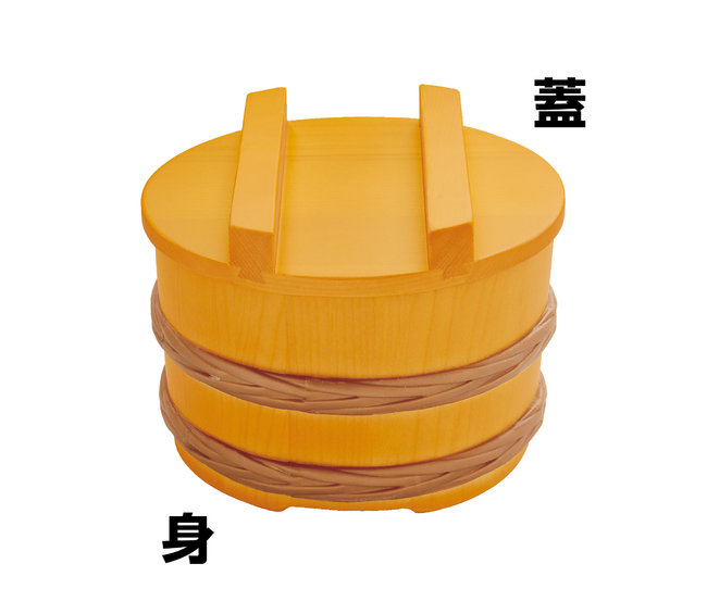 桶型飯器 (椹色)蓋のみ(W31015)