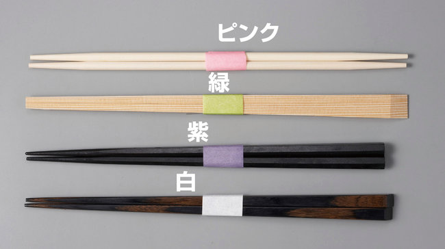 箸帯紙(ラベル式)(200枚入) 紫(W63943)
