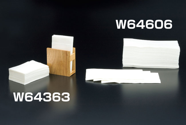 ナプキン 白 (100枚入) 六つ折紙(W64363)