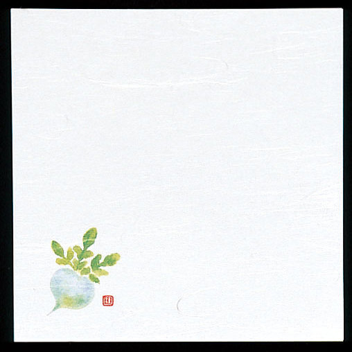 4寸雲竜敷紙(100枚入) かぶ(W64427)