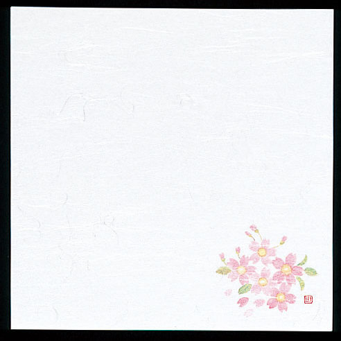 4寸雲竜敷紙(100枚入) さくら(W64822)