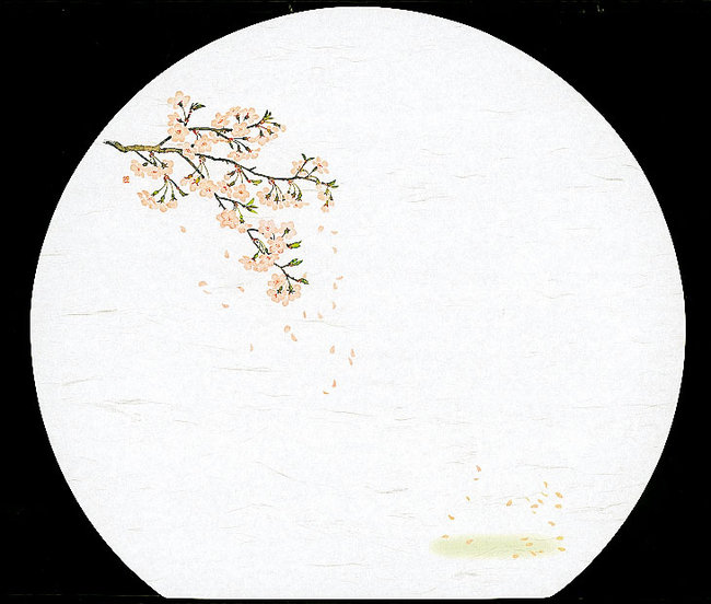 尺3半月雲竜和紙懐石まっと 枯淡 (100枚入) 桜(W65211)