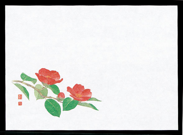 遠赤保鮮紙(小)(100枚入) 椿(W65494)