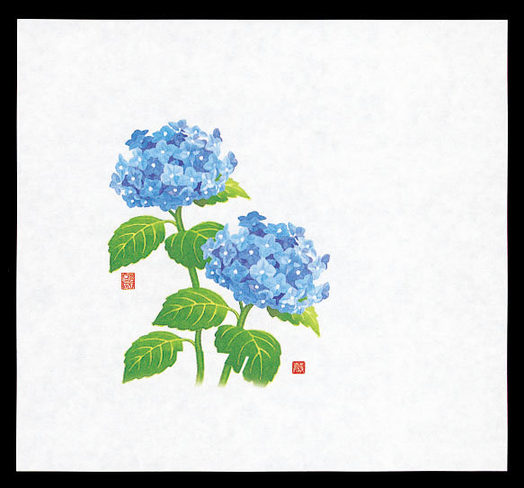 遠赤保鮮紙(大)(100枚入) 紫陽花(W65496)