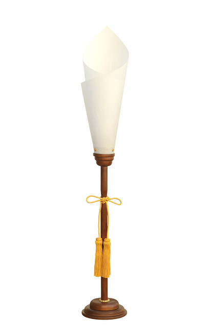 和食器の和心: 木製燭台 焼桐 - 行灯