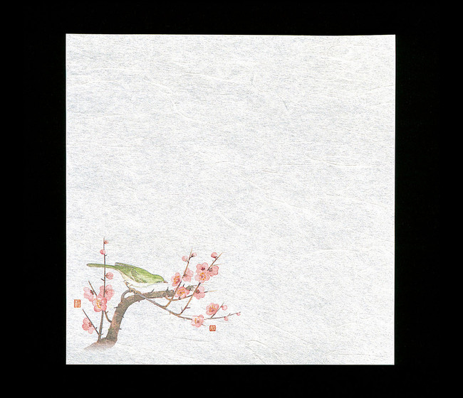 新・濡れ奉書紙 (100枚入) 梅(W65390)