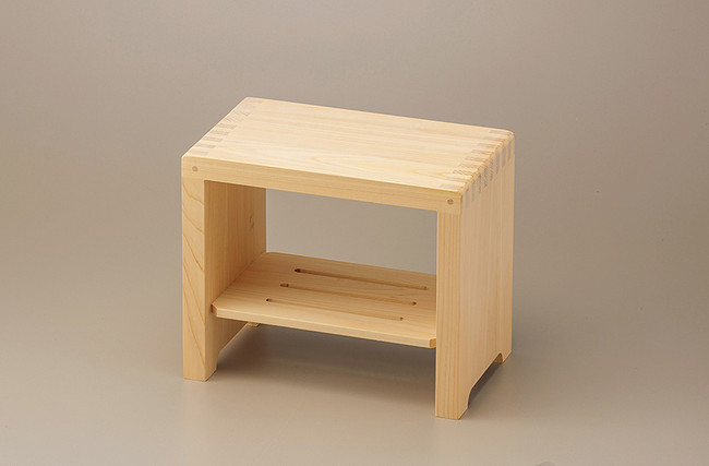 ひのき箱型風呂椅子 小(W58663)