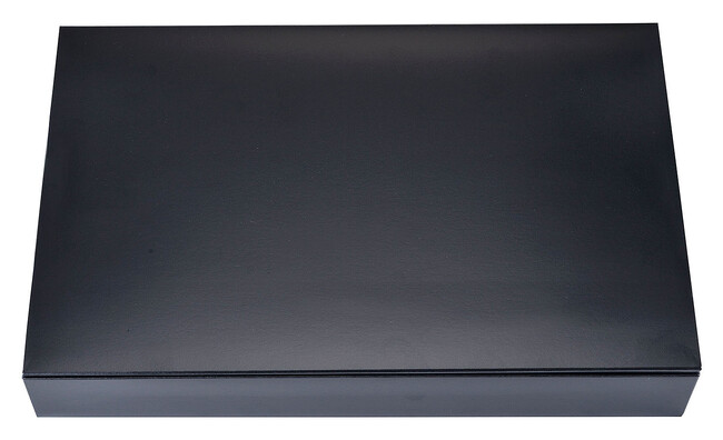 紙弁当箱 外箱(50個入)(K-BOX90-60BK) 黒(W08883)