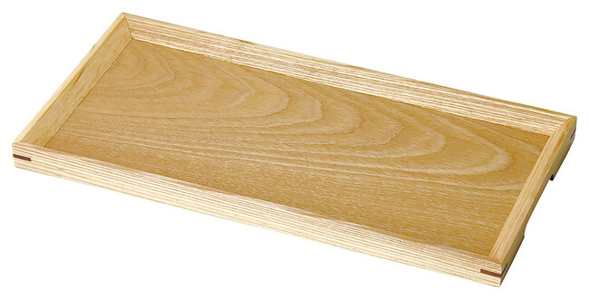 木製ノンスリップ カフェトレイ クリアー(W15570)
