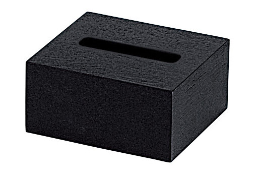 WM ハーフティッシュボックス ブラック (W50606)