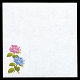 5寸グルメ敷紙 (100枚入) 紫陽花(W64775)