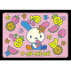 サンリオお子様ぬり絵まっと(100枚入) U・SA・HA・NA(W64362)
